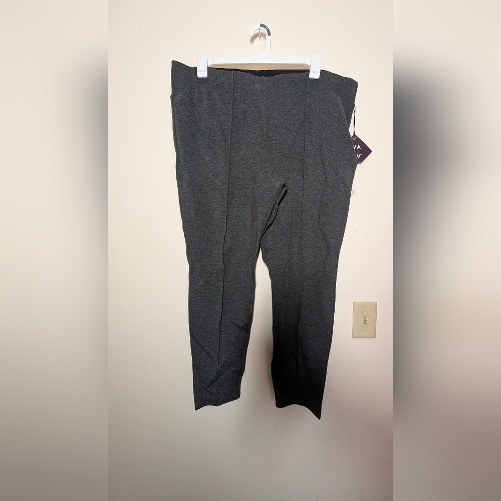 Dark Heather Gray Ava & Viv Legging Type Business  Casual